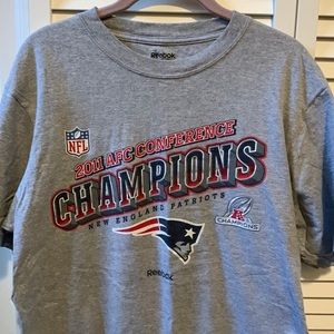 NE PATRIOTS NFL official 2011 AFC CHAMPIONSHIP t-shirt